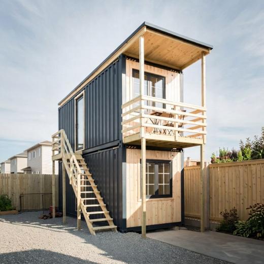 Luksusowy Domek Modułowy "The Diamond Cube" Kontener Mieszkalny - przód