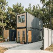 Domki Modułowe Boho – Budowa Przytulnych Domków Całorocznych - tył