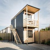 Luksusowy Domek Modułowy "The Diamond Cube" Kontener Mieszkalny - przód