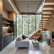 Nowoczesny Domek Modułowy z Kontenerów – Dwupoziomowy Design & Styl - wnętrze